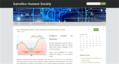 Desktop Screenshot of garrettcohumanesociety.com